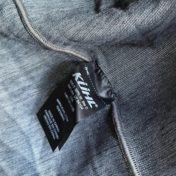 Men’s Kuhl SKAR 1/4 ZIP in grey size small - Picture 5 of 9